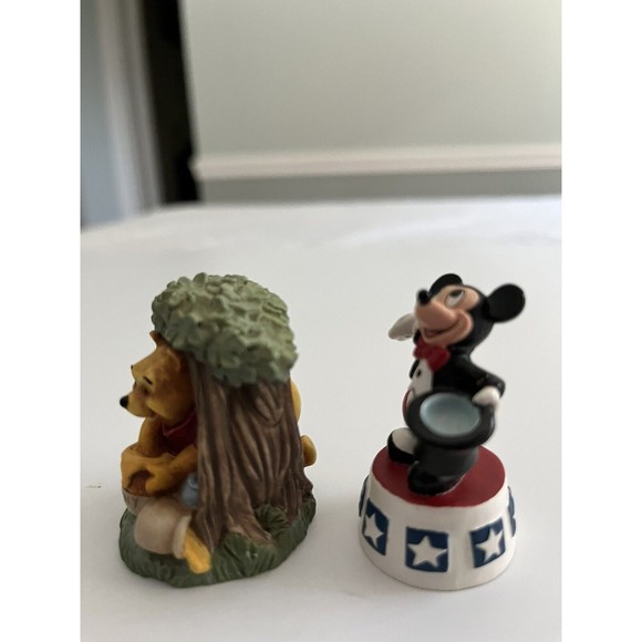Set of 2 - Lenox Disney Thimbles - Mickey Mouse & Winnie The Pooh - Picture 8 of 11